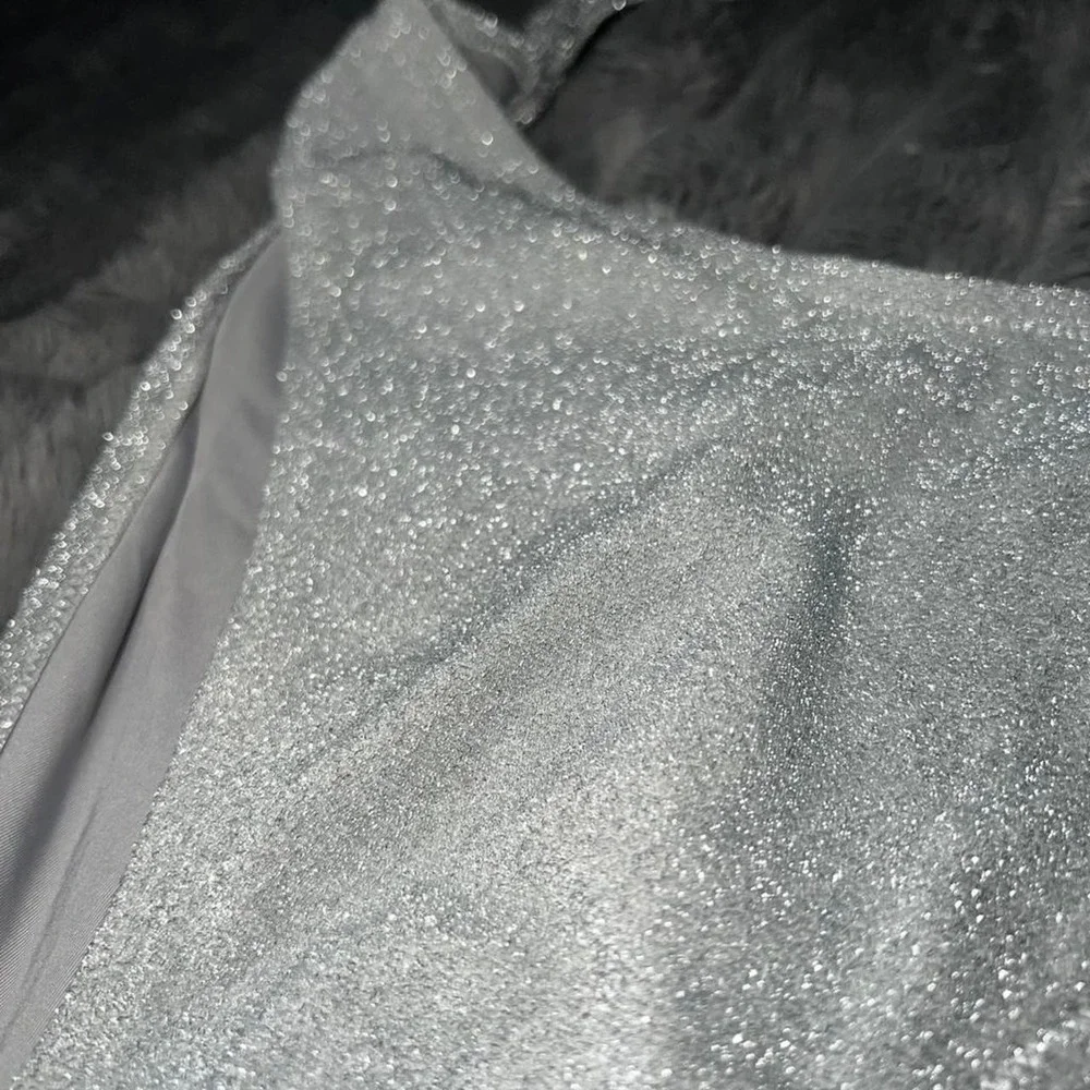 SKIMS Glitter Swim Monokini in Nickel - Size: 3X